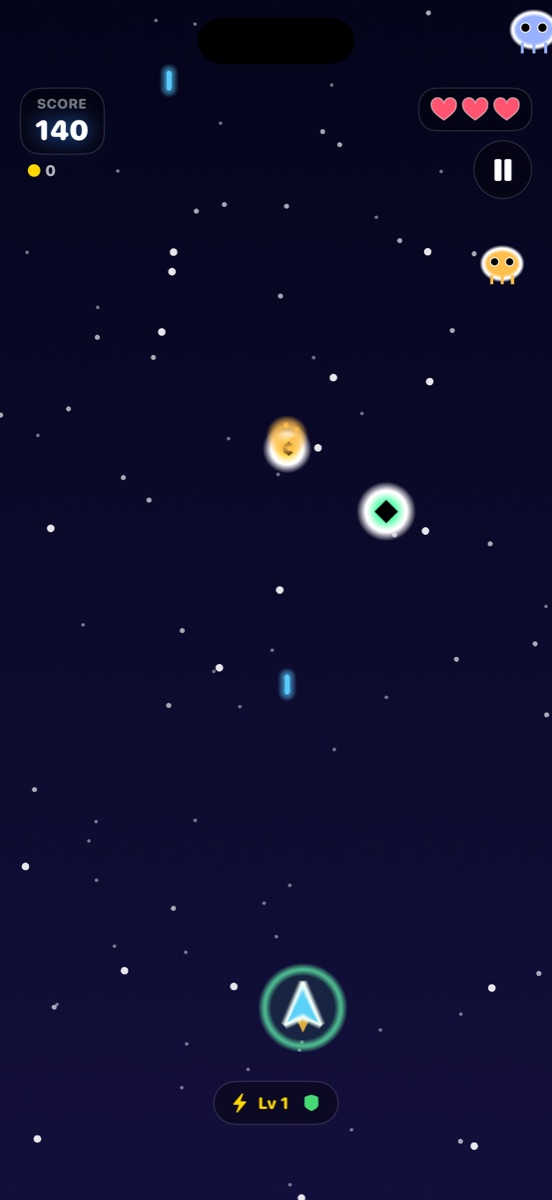 Space Shooter gameplay