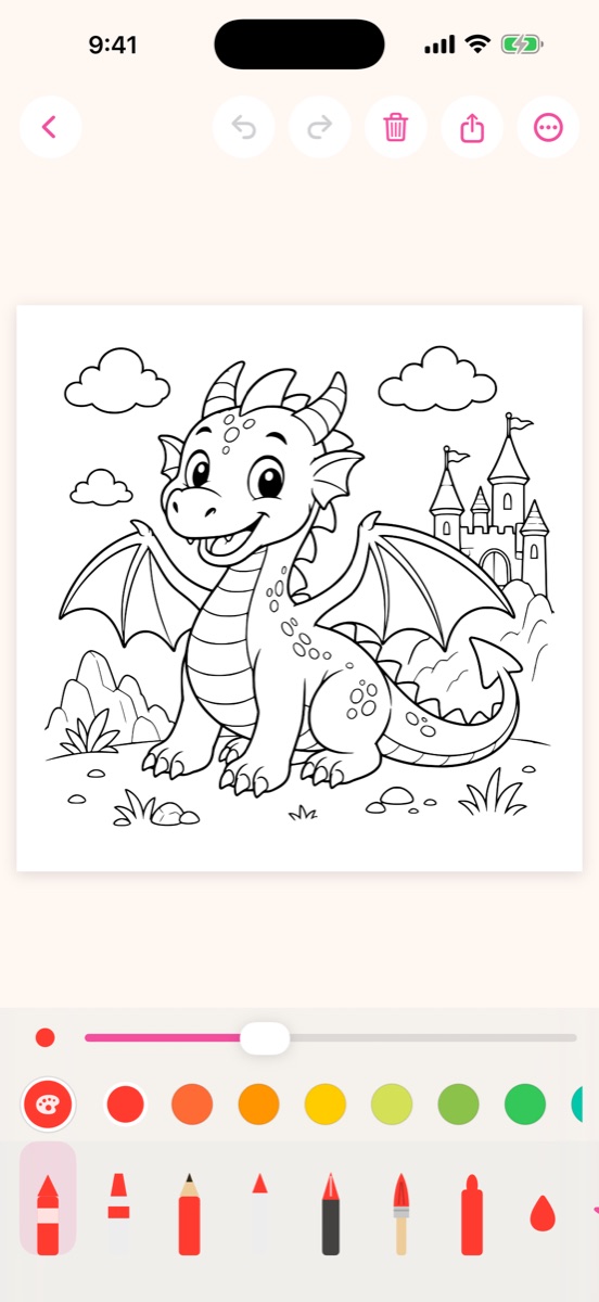 Coloring gameplay